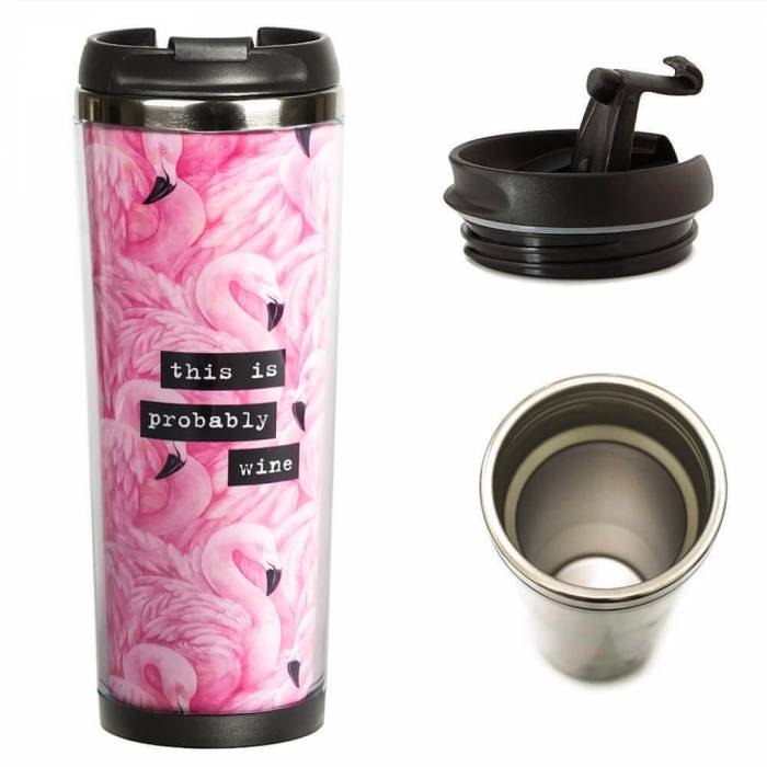 Термокружка Ziz Фламинго (380 мл)