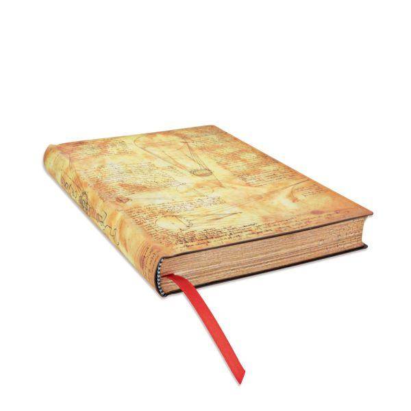 Середній Блокнот Paperblanks Нариси Леонардо да Вінчі Flexi Лінія