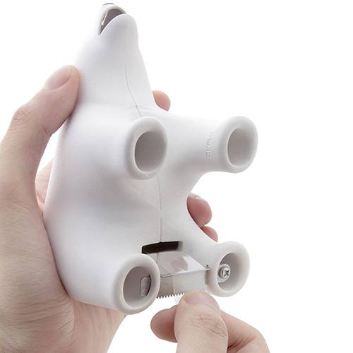 Диспенсер для скотча і скріпок Polar Bear Qualy Білий