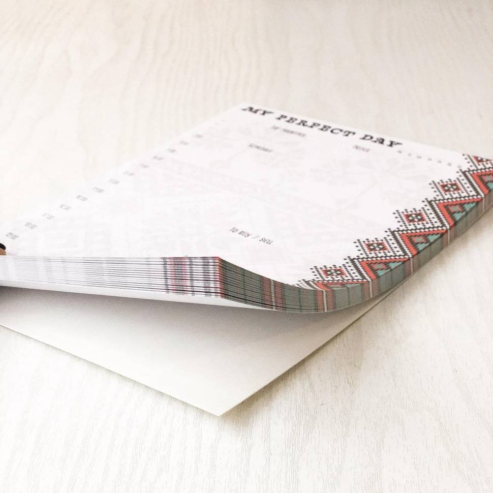 Отрывной ежедневник My Perfect Day Вышиванка A5 62 листа