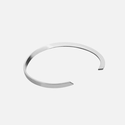 Узкий браслет из серебра Yastreb Эфир