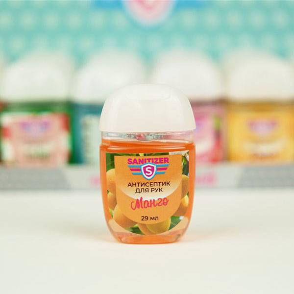 Гель-антисептик для рук Sanitizer Манго 29 мл