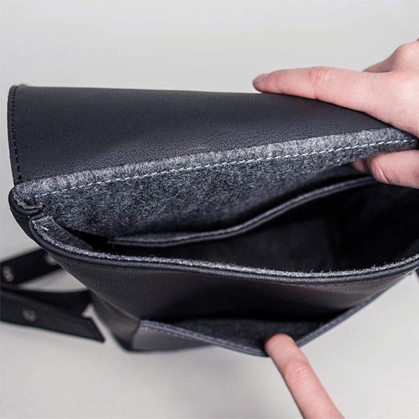 Рюкзак из экокожи Ornament Черный - графит Мозайка M