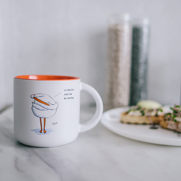 Чашка Gifty Гусь Абажаю 350 мл