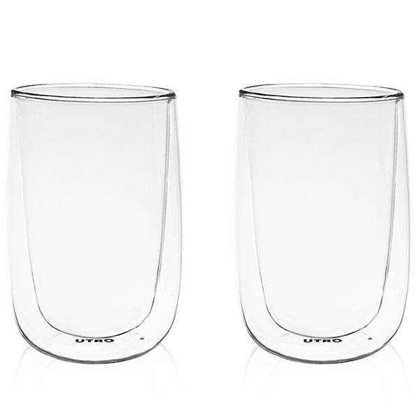 Набор стаканов UTRO Hygge 400​ мл с двойным дном 2 шт