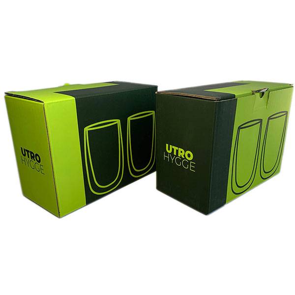 Набор стаканов UTRO Hygge 400​ мл с двойным дном 2 шт