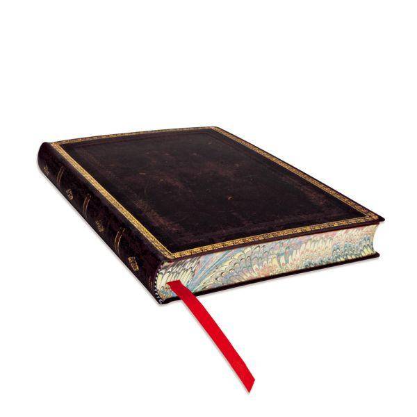 Средний Блокнот Paperblanks Старая Кожа Flexi  Линия Черный Марокканский