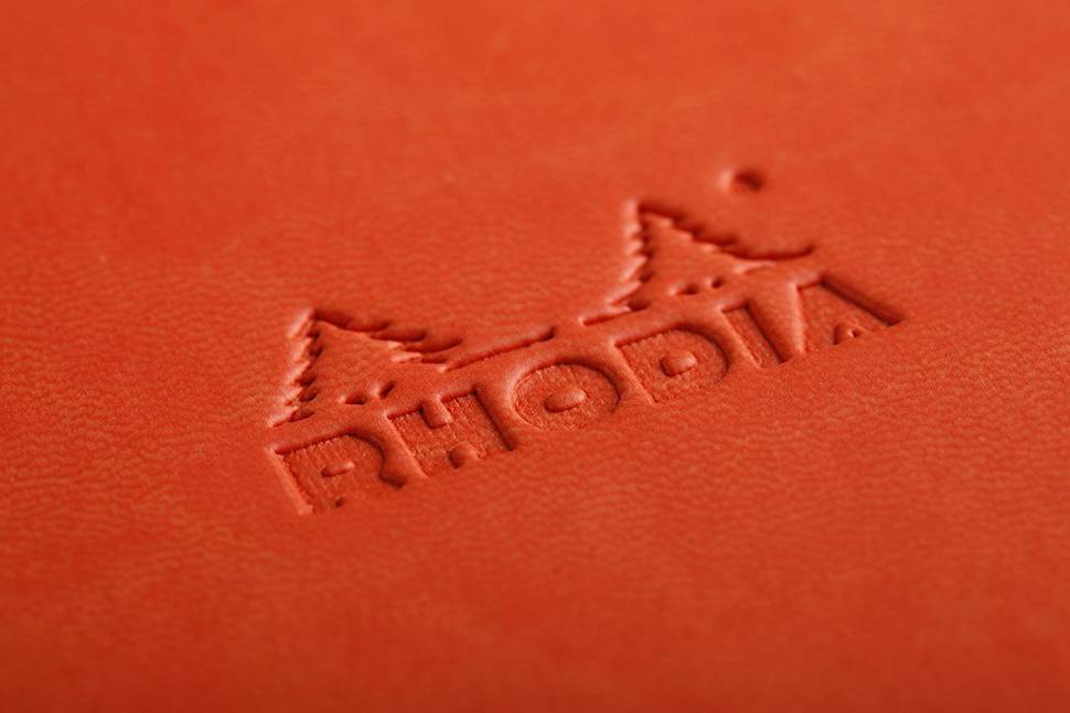 Блокнот Rhodia Rhodiarama мандарин А5 в линию