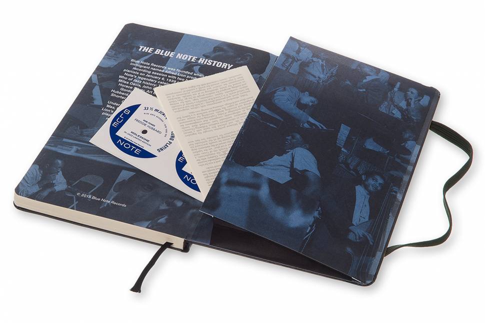 Средний блокнот Moleskine Bluenote Черный