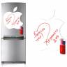 Магнітна дошка на холодильник маркерная Apple