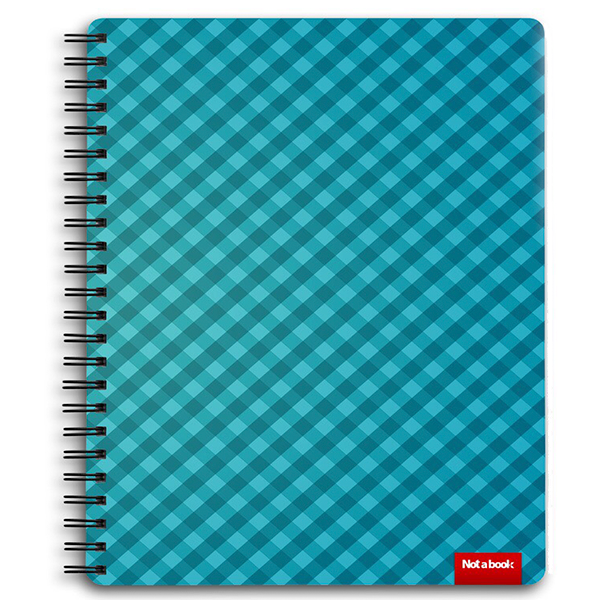 Скетчбук А4 Голубая Клетка Notabook