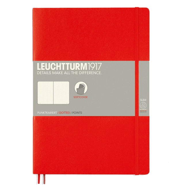 Блокнот Leuchtturm1917 Мягкий Composition Красный Точка (349308)