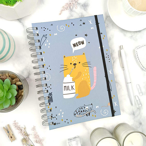 Блокнот на пружине MriyTaDiy Котик