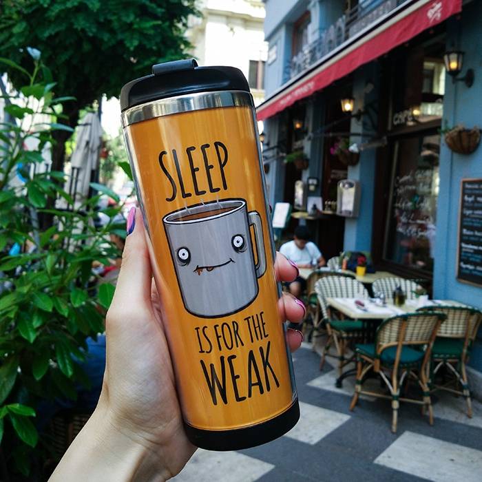 Термокружка Ziz Сон для Слабаков (380 мл)