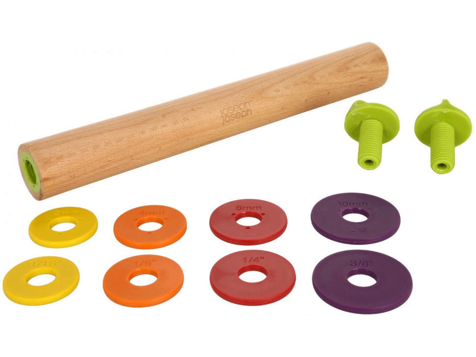 Скалка Joseph Joseph Adjustable Rolling Pin Разноцветная
