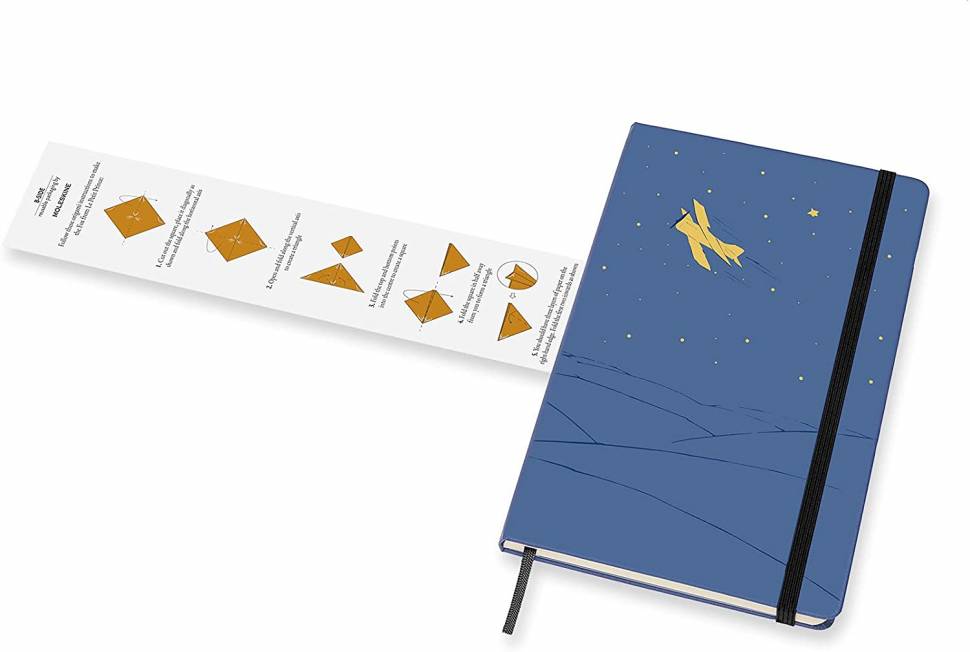 Средний Блокнот Moleskine Le Petit Prince Синий Линия