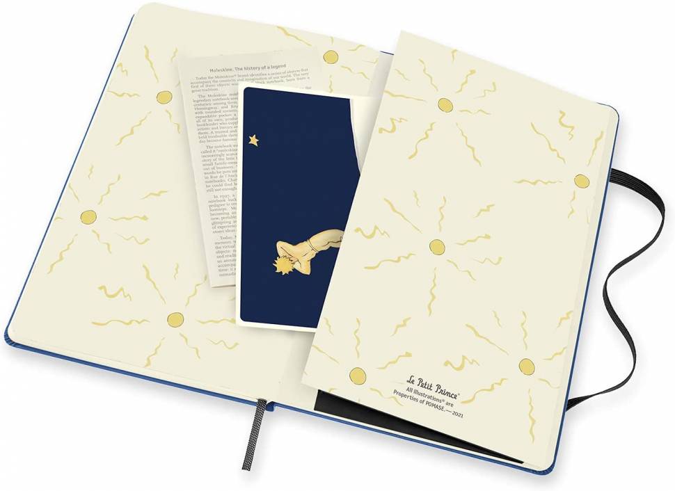 Средний Блокнот Moleskine Le Petit Prince Синий Линия