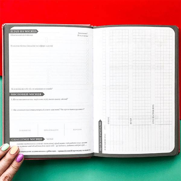 Планер My Perfect Day Professional Пудровый