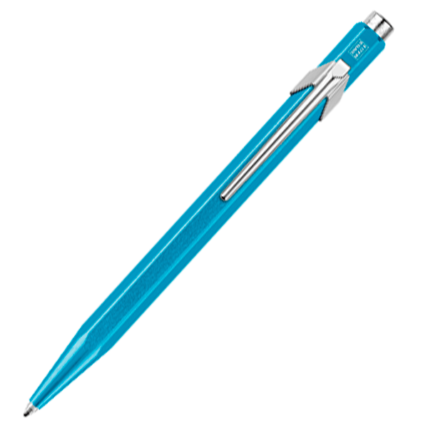 Ручка Caran d'Ache 849 Metal-X Blue + подарунковий футляр