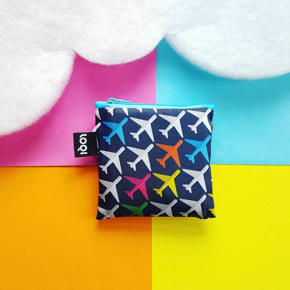 Сумка для покупок складна Loqi Airport Airplane