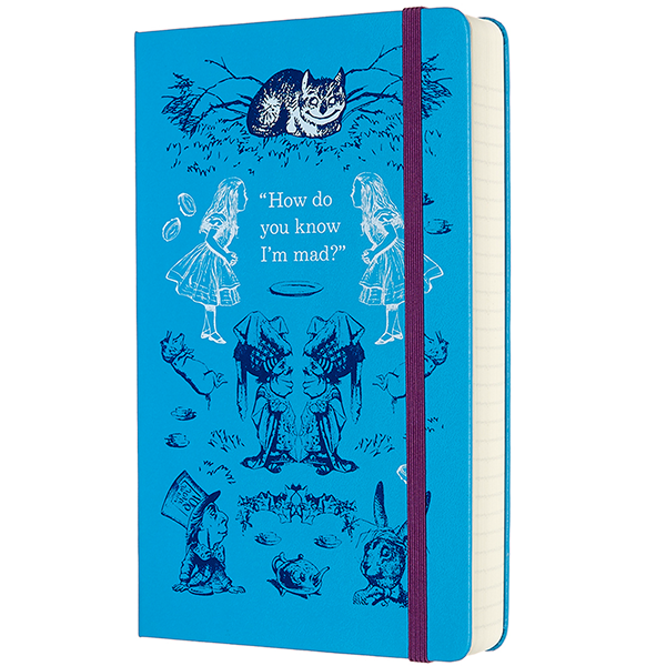 Средний ежедневник Moleskine Alice 2019-2020 Твердый Синий