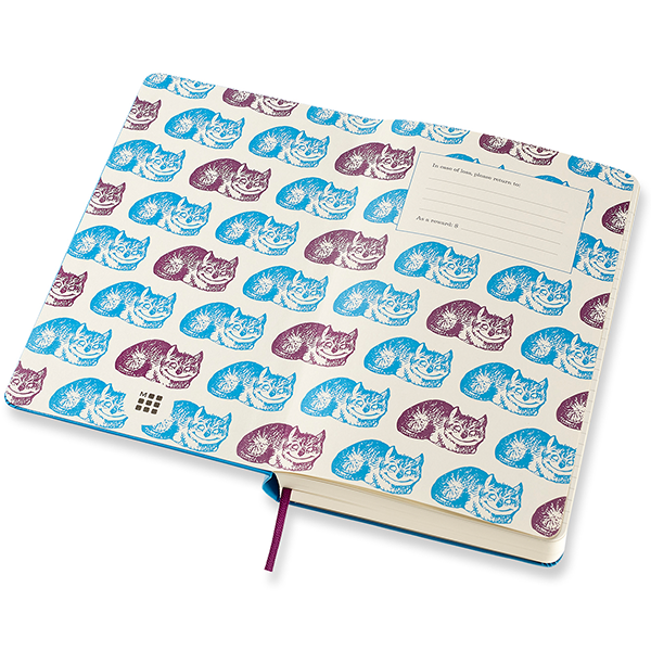 Средний ежедневник Moleskine Alice 2019-2020 Твердый Синий