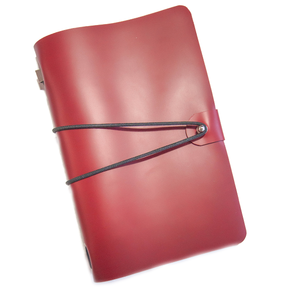 Смартбук LM из кожи красный + блок Смартбук LM из кожи красный + блок
