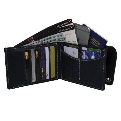 Кожаная сумка-органайзер для документов Black Brier Синяя (TK-3-97P)