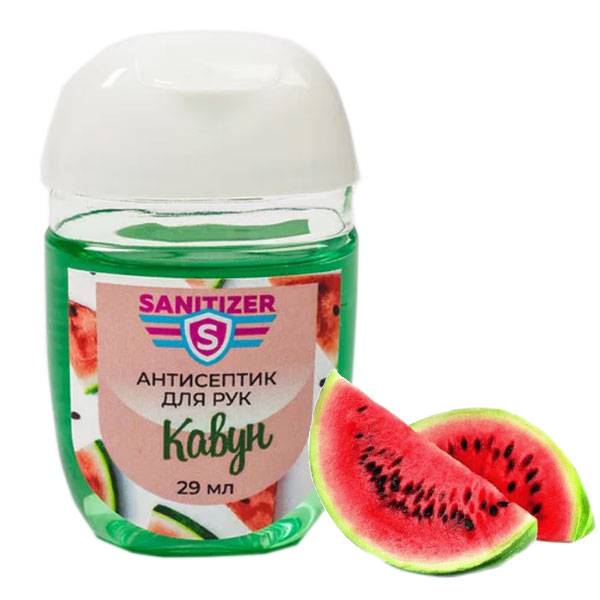 Гель-антисептик для рук Sanitizer Арбуз 29 мл