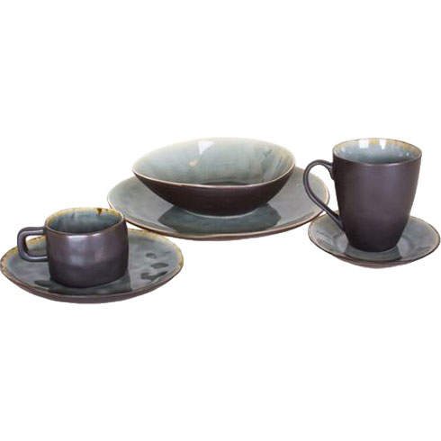 Чашка для чая Cosy&Trendy LAGUNA BLUE-GREY D9.5XH11CM, 450 мл