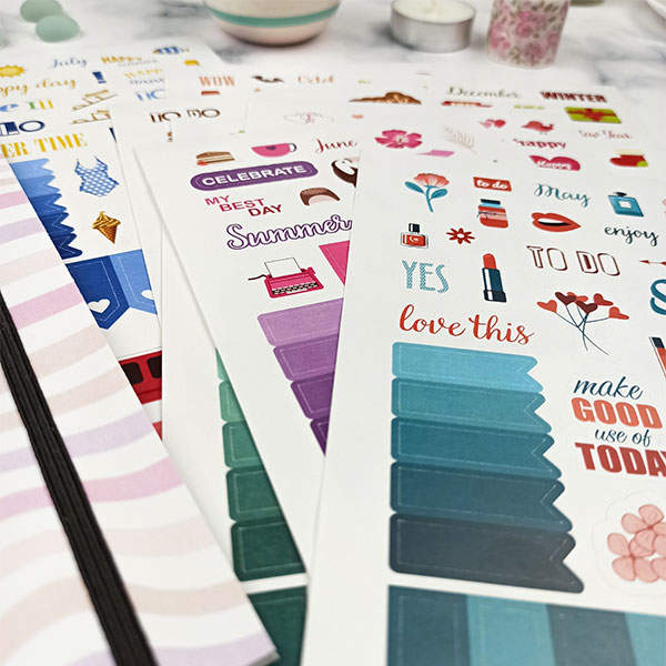 Стикербук для планирования MriyTaDiy Волны Розовый