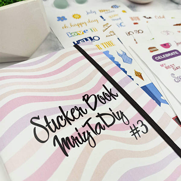 Стикербук для планирования MriyTaDiy Волны Розовый