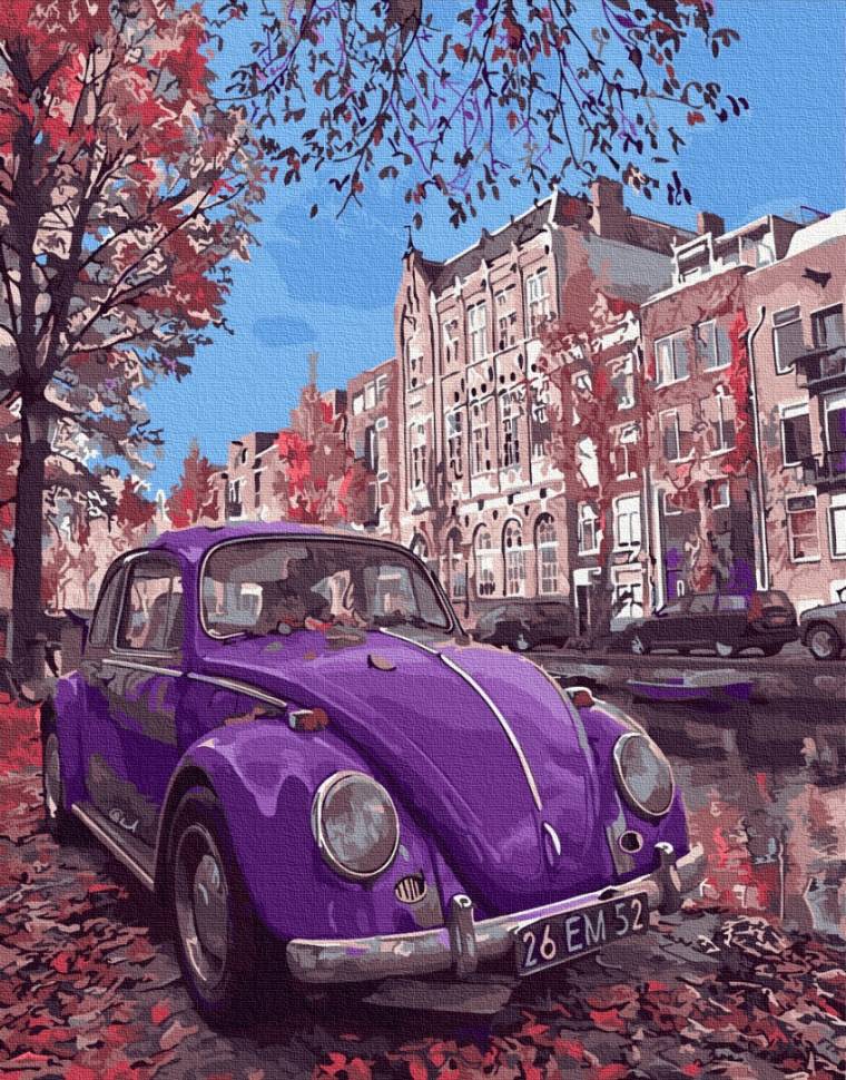 Картина по номерам Ретро Volkswagen жук 40x50 см