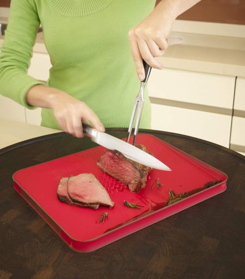 Обробна Дошка Joseph Joseph Cut /Carve Plus Червона