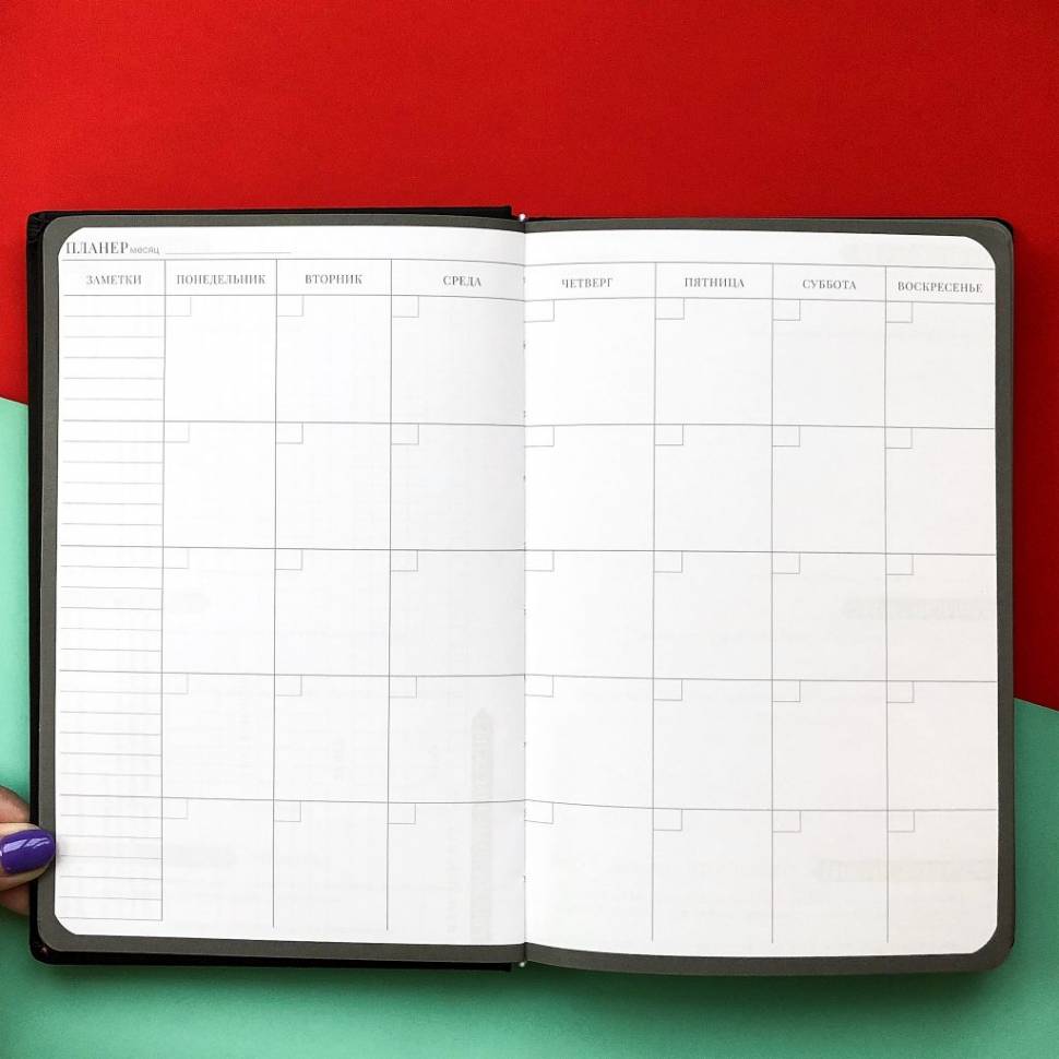 Планер My Perfect Day Professional Черный Blue Title