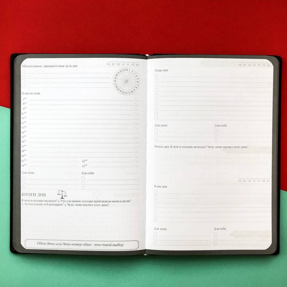 Планер My Perfect Day Professional Черный Blue Title