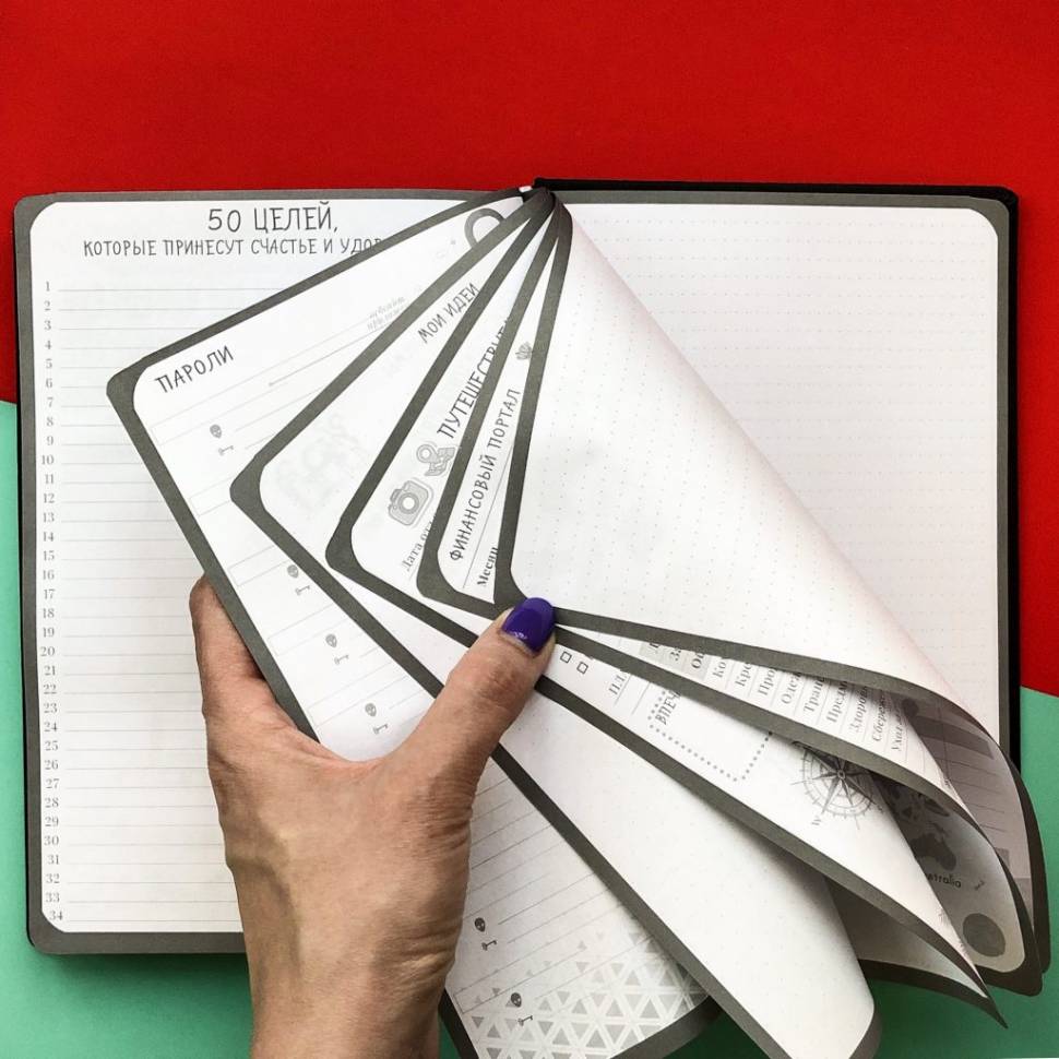 Планер My Perfect Day Professional Черный Blue Title