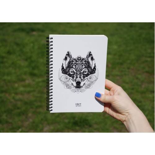Скетчбук Crazy Sketches Wolf 100 г/м2 Скетчбук Crazy Sketches Wolf 100 г/м2