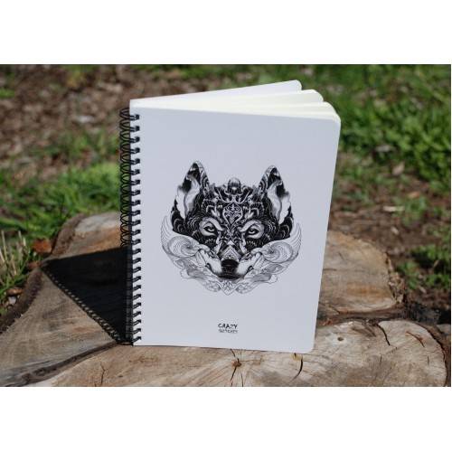 Скетчбук Crazy Sketches Wolf 100 г/м2 Скетчбук Crazy Sketches Wolf 100 г/м2