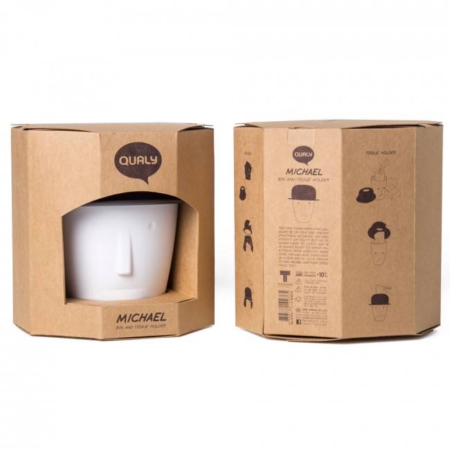 Корзина для бумаги Qualy Michael