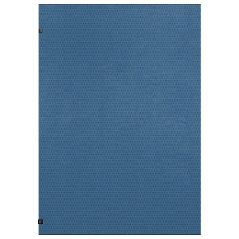 Плед из хлопка Woolkrafts Tardis Blue 140х200 см