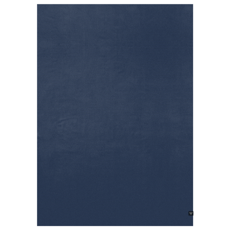 Плед из хлопка Woolkrafts Tardis Blue 140х200 см