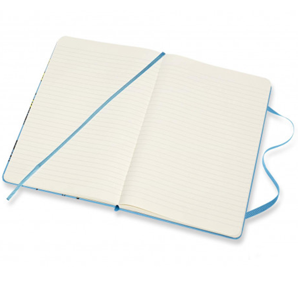 Средний блокнот Moleskine Wonder Woman Твердая обложка Синий Линия