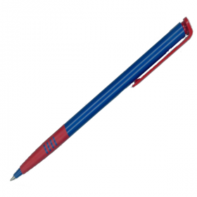 Ручка Кулькова Super-Soft Пластикова Синьо-червона