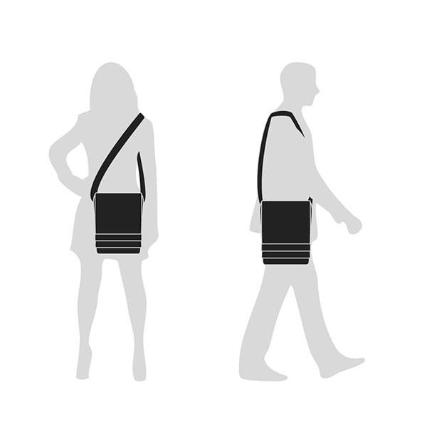 Сумка Кожаная Moleskine Classic Reporter Черная