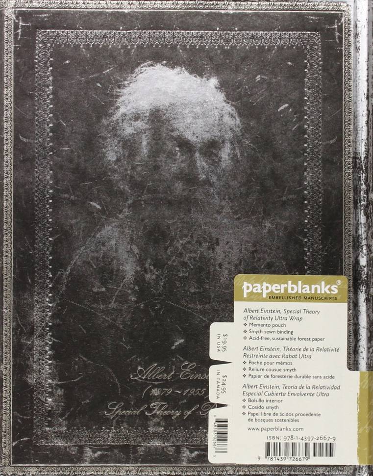 Великий блокнот Paperblanks Манускрипти Альберт Ейнштейн Лінія