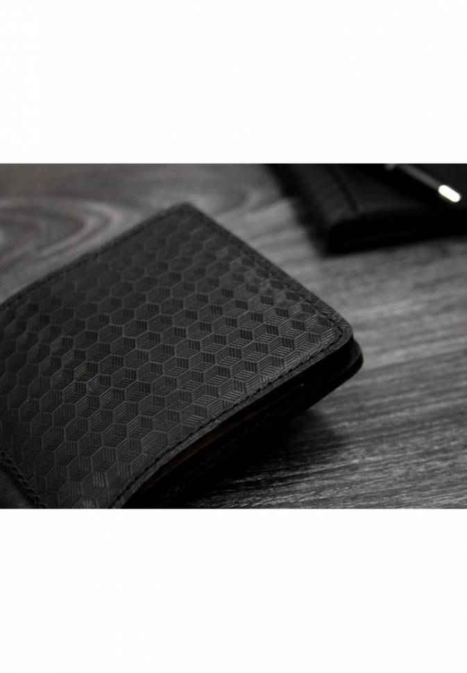 Портмоне BlankNote Карбон 1.0 Графит