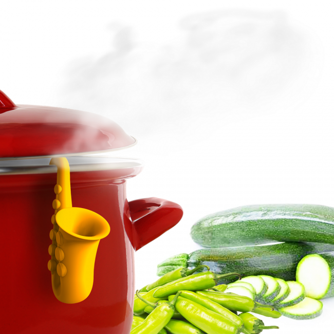 Тримач кришки каструлі Rocketdesign Saxy Жовтий