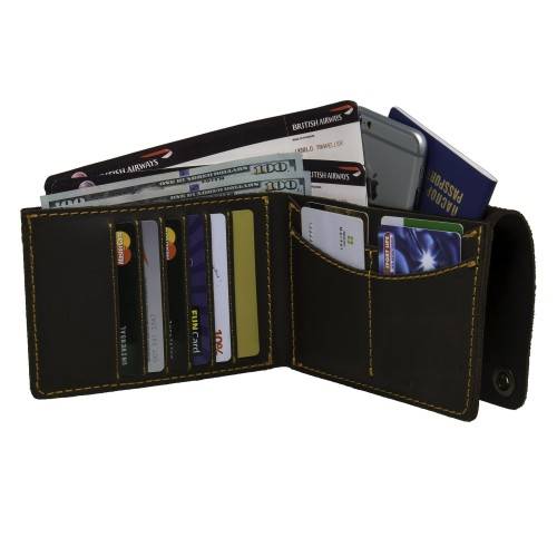 Кожаная сумка-органайзер для документов Black Brier Коричневая (ТК-3-33Р)