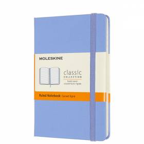 Кишеньковий блокнот Moleskine Classic Блакитна Гортензія в лінію